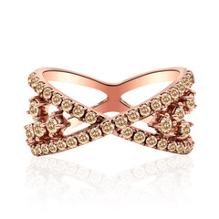 Anillo en oro con Diamante rosa de Francia de Argyle SI1