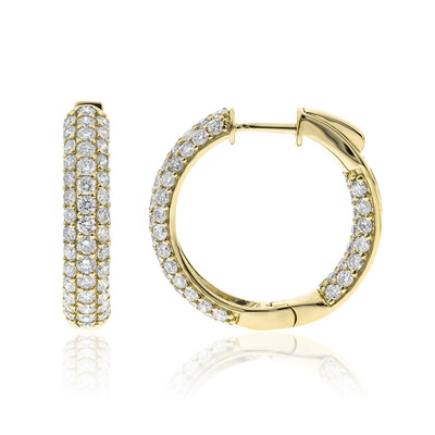 Pendientes en oro con Diamante I1 (H)  (CIRARI)