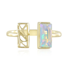 Anillo en oro con Ópalo Welo AAA (Ornaments by de Melo)