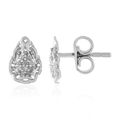 Pendientes en plata con Diamante I2 (I)