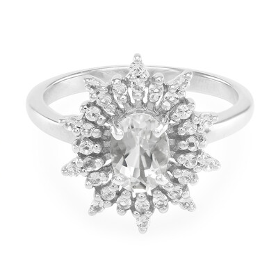 Anillo en plata con Petalita