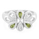Anillo en plata con Turmalina cuprífera