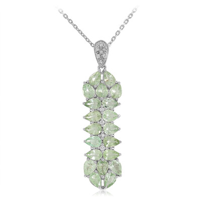 Collar en plata con Turmalina Paraíba