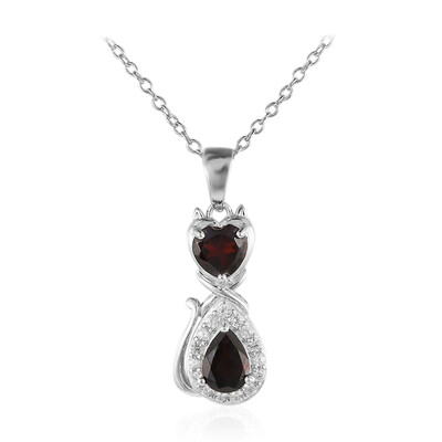 Collar en plata con Granate
