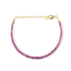 Brazalete en plata con Rubí de Tanzania