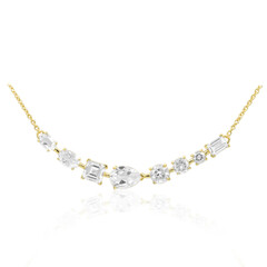 Collar en plata con Topacio blanco
