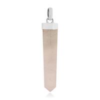 Colgante en plata con Cuarzo rosa