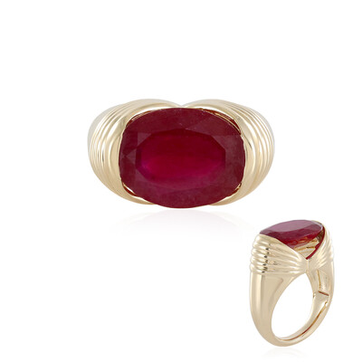 Anillo en oro con Rubí de Madagascar (de Melo)