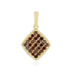 Colgante en oro con Diamante rojo I2
