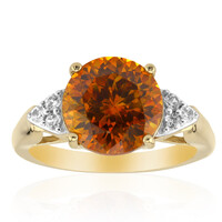 Anillo en oro con Esfalerita de España