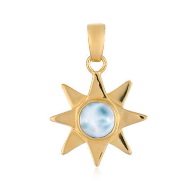 Colgante en plata con Larimar