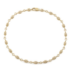 Brazalete en oro con Diamante chocolate I2