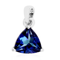Colgante en plata con Topacio azul royal