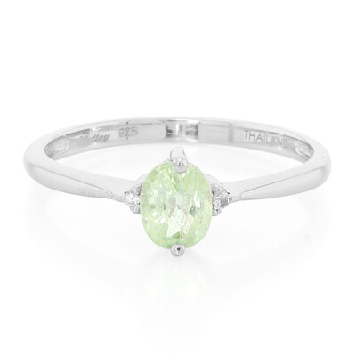 Anillo en plata con Turmalina Paraíba