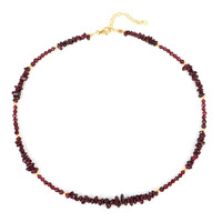 Collar en plata con Granate de la India
