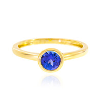 Anillo en oro con Tanzanita AAA