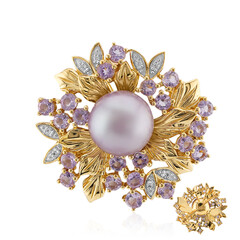 Broche en plata con Perla Ming (TPC)