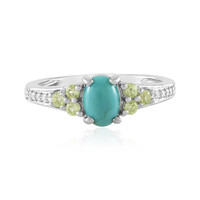 Anillo en plata con Turquesa de Tyrone