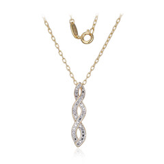 Collar en latón con Diamante I3 (I) (Juwelo Style)