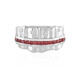 Anillo en plata con Rubí de Tanzania (de Melo)