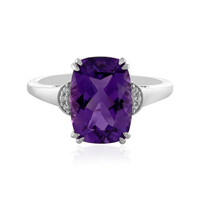 Anillo en plata con Amatista de Marruecos