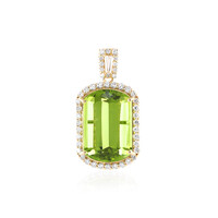 Colgante en oro con Peridoto (AMAYANI)