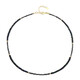 Collar en plata con Diamante negro