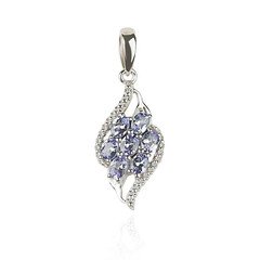 Colgante en plata con Tanzanita