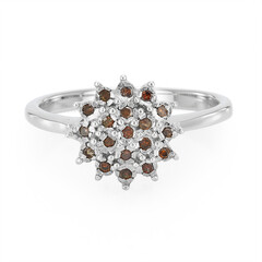 Anillo en plata con Diamante fantasía