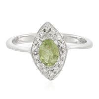 Anillo en plata con Turmalina Paraíba