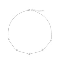 Collar en plata con Diamante PK (H)