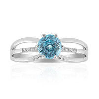 Anillo en plata con Zircón de Ratanak Kirí