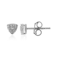 Pendientes en plata con I1 (I) Diamante