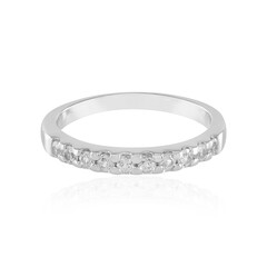 Anillo en oro con Zafiro blanco