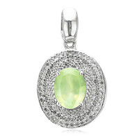 Colgante en plata con Prehnita