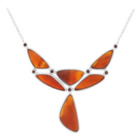 Collar en plata con Ágata