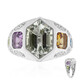 Anillo en plata con Amatista verde (Remy Rotenier)