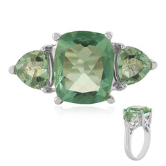 Anillo en plata con Fluorita de Esperanza