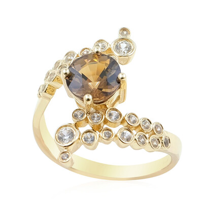 Anillo en oro con Tanzanita sin calentar (de Melo)
