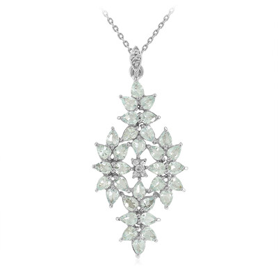 Collar en plata con Turmalina Paraíba