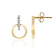 Pendientes en plata con Diamante I3 (I)