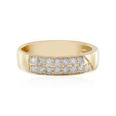 Anillo en oro con Diamante I2 (H) (de Melo)