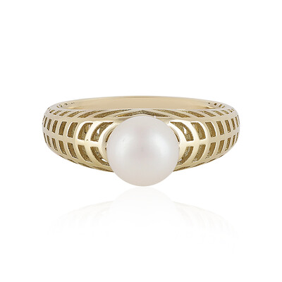 Anillo en oro con Perla Freshwater (Ornaments by de Melo)