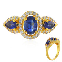 Anillo en plata con Cianita