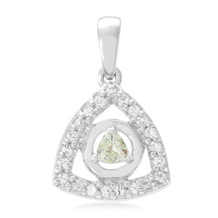 Colgante en plata con Turmalina cuprífera