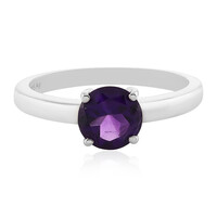 Anillo en plata con Amatista