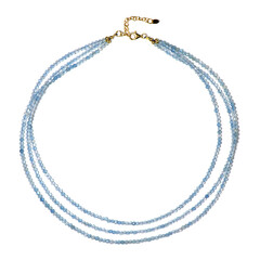 Collar en plata con Aguamarina