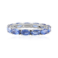 Anillo en plata con Cianita de Nepal