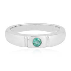 Anillo en plata con Esmeralda de Colombia
