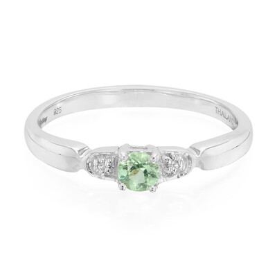 Anillo en plata con Turmalina Paraíba